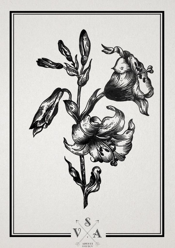 Тату салон "Master #ink #floral #pen #and
