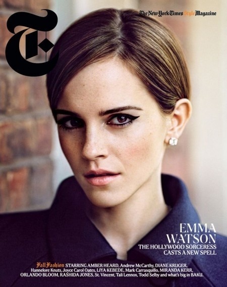 Graphic design inspiration #cover #watson #emma #magazine