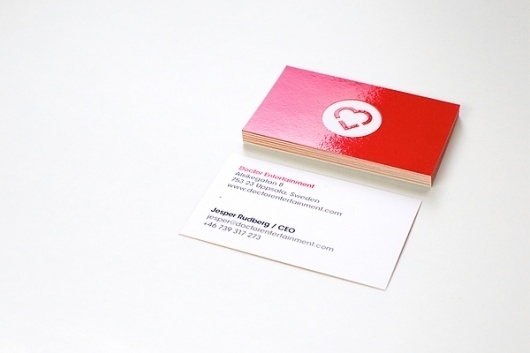 Doctor Entertainment on the Behance Network #heart #card #red #business