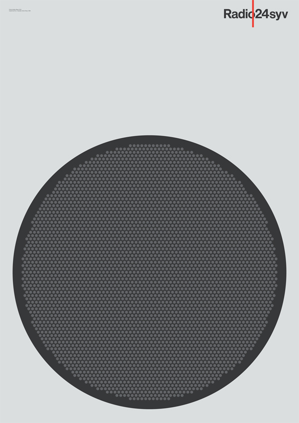 Radio24syv Posters Mega Design #radio #pattern #geometry #dots #poster