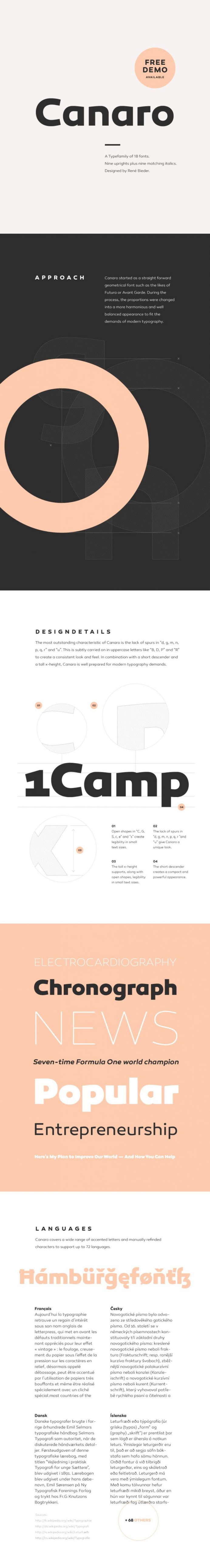 Canaro Free Font