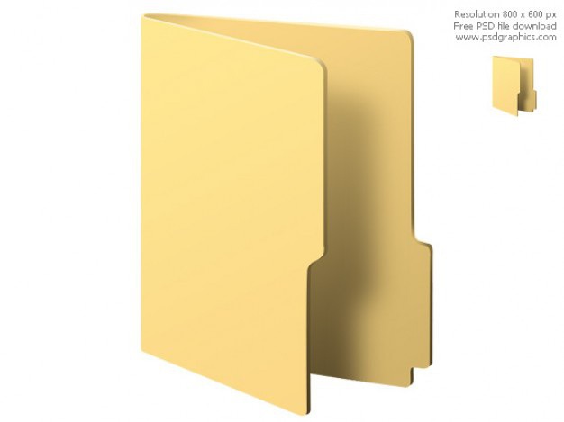 Folder icon Free Psd. See more inspiration related to Design, Icon, Graphic design, Icons, Web, Folder, Web design, Graphics, Psd, Web icons, Horizontal and Objects on Freepik.