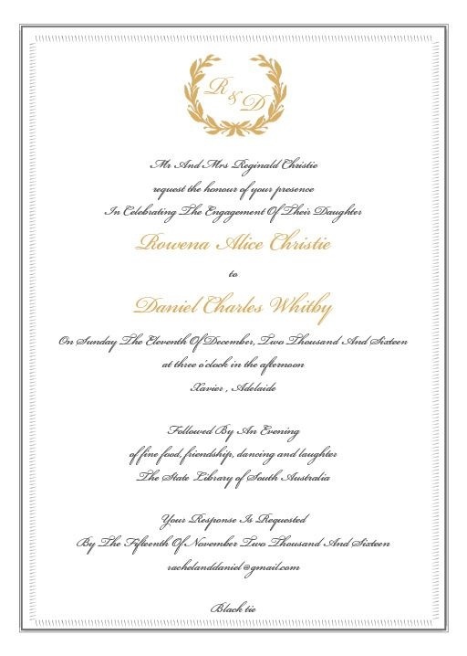 Regal Wreath - Engagement Invitations #paperlust #engagement #engagementinvitation #invitation #engagementcards #engagementinspiration #wed