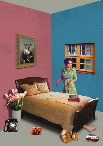 Clutter #modern #surrealism #vintage #art #collage