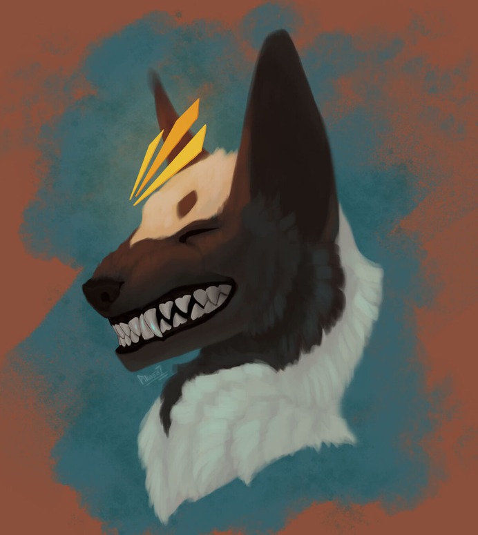 Brad: Experimental Painting by Pikasa7