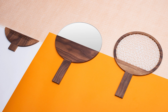 Katerina – beautiful wooden cosmetics set