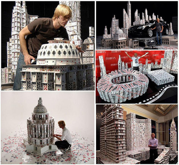 CJWHO ™ (Bryan Berg, a Cardstacker Bryan Berg was...) #insane #design #berg #photography #cardstacker #cards #bryan
