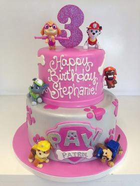 Paw petrol birthday cake