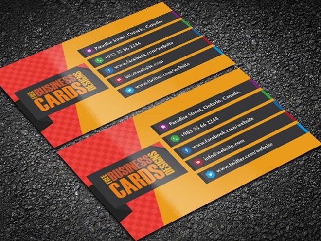 Vector Elegant Business Card Template