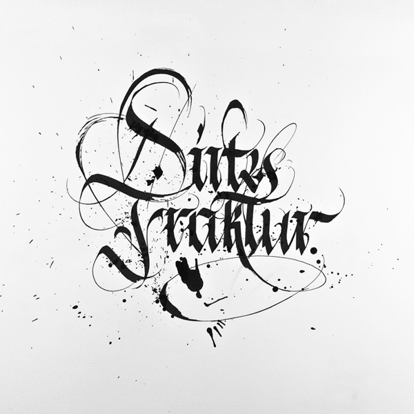 Dirty Fraktur #calligraphy #fraktur #gothic #calligraffiti #blackletter #dirty