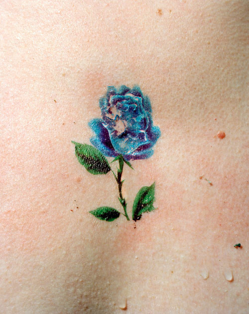 Bridget Collins #flora #rose #color #tattoo #collins #bridget