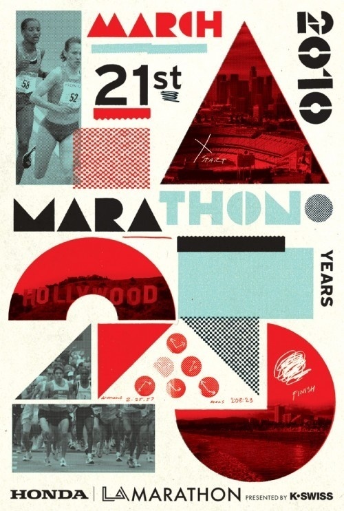 La Marathon 25 years #marathon #poster