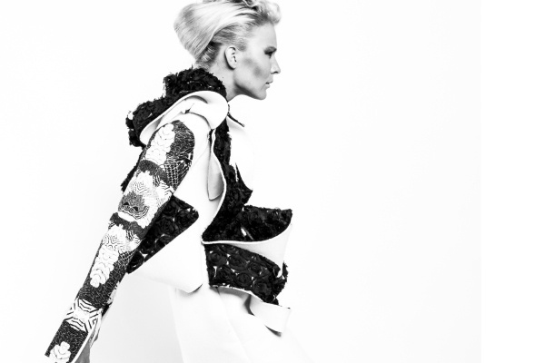 Chrissie Houtkooper / designer / illustrator #white #print #graphic #black #fashion