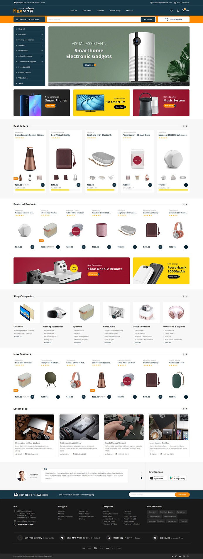 Flex Cart - Stencil BigCommerce Multi-Purpose Responsive Theme | TemplateTrip