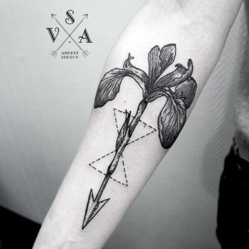 Rhombus landscape tattoo by kate sv  Tattoogridnet
