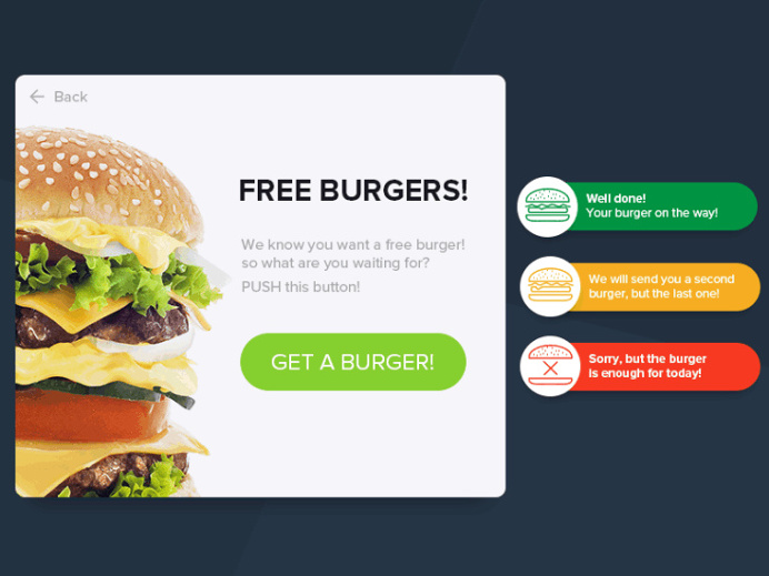 Free Fresh Flash Message PSD