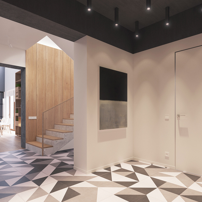 Minimal scandinavian house Kolodishchi