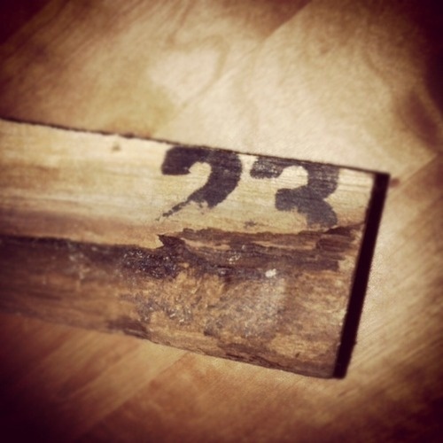About #wood #numerals #typography