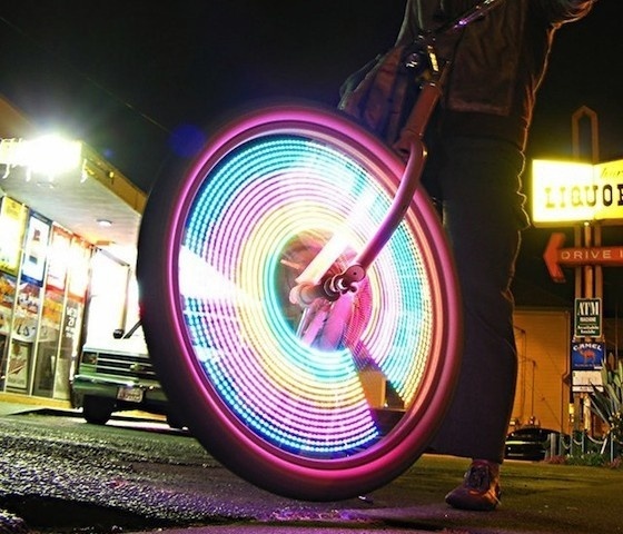 MonkeyLetric LED Bike Wheel Lights #gadget #lights #led #bike