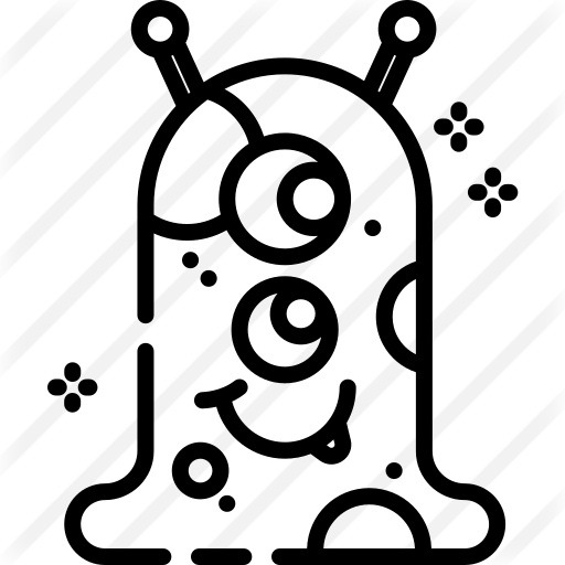 See more icon inspiration related to monster, horror, sci fi, cyclops, spooky, Science fiction, terror, miscellaneous, scary, fear, extraterrestrial, alien and nature on Flaticon.