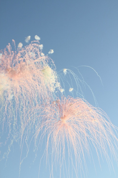 daytime fireworks