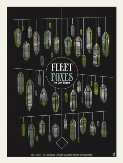 GigPosters.com - Fleet Foxes #gig #design #screenprint #poster