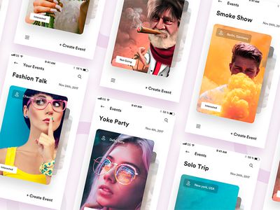 Event cards - iOS