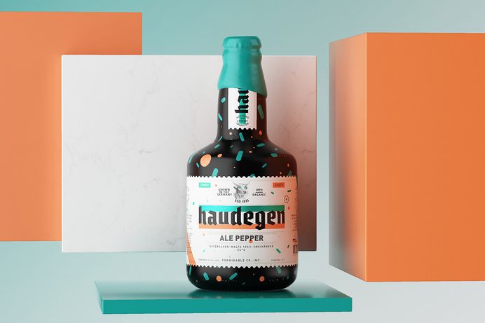 Designer Constantin Bolimond created the playful brand identity and packaging design for Haudegen Beer. For more of the most beautiful designs visit mindsparklemag.com