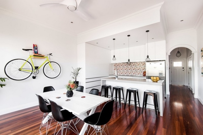 Old Maylands Cottage Turned into a Mid-Century Modern Home