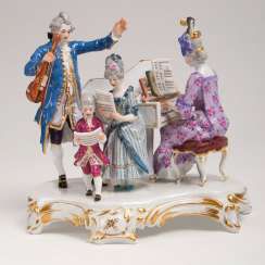 Porcelain Figure Group 'House Concert'. Joseph Kramer #Sets #Teasets #Porcelainsets #Antiqueplates #Plates #Wallplates #Figures #Porcelainfigurines #porcelain