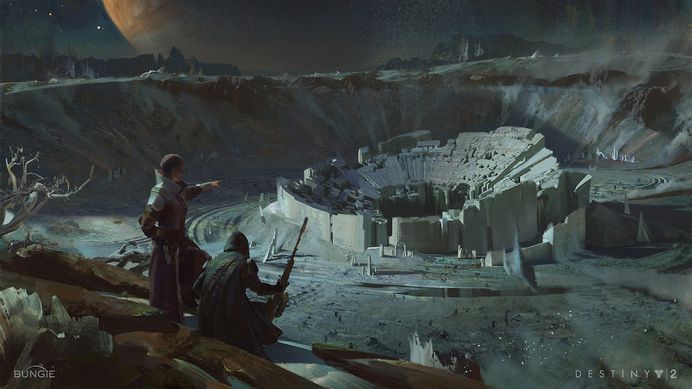 ArtStation - The Cradle in IO, by Sung Choi