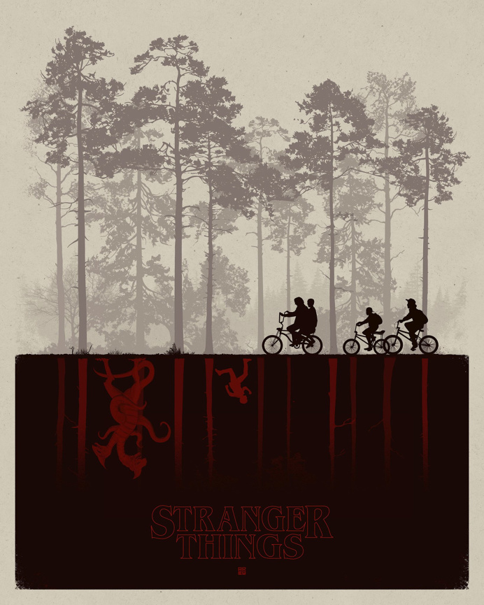 Stranger Things by Matt Ferguson #poster #artwork
