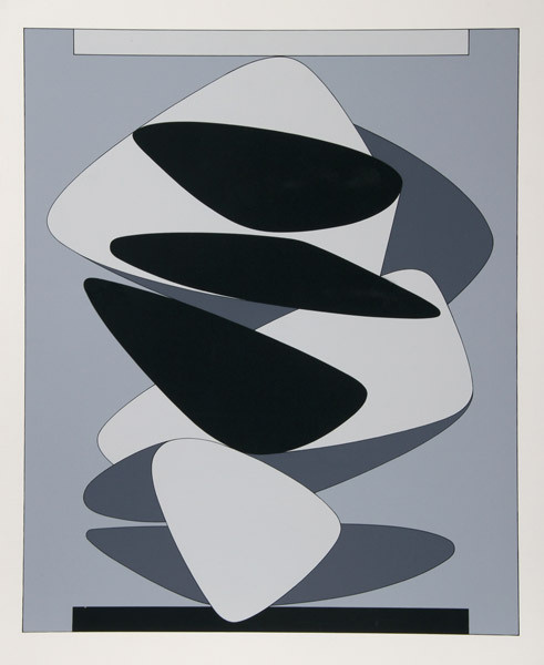 Victor Vasarely, Kervilahuen, no date. Via RoGallery #illustration #form #composition