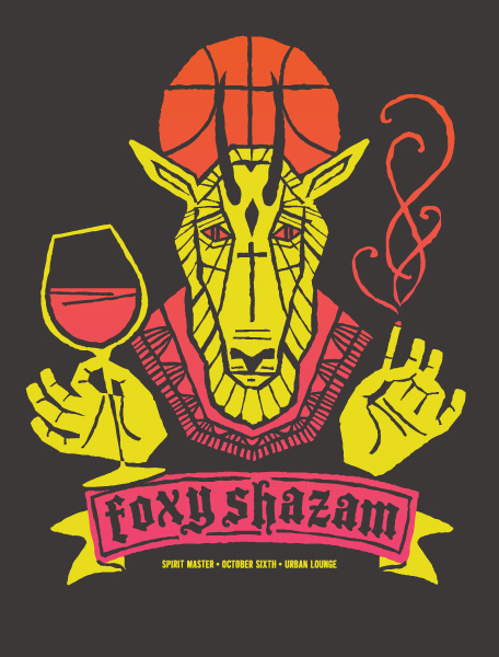 GigPosters.com Foxy Shazam #gig #poster #foxy