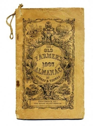 farmers-almanac-1907-446x600.jpg (JPEG Image, 446x600 pixels) #decorative #graphic #vintage