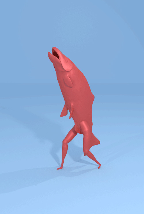 wierd, blue