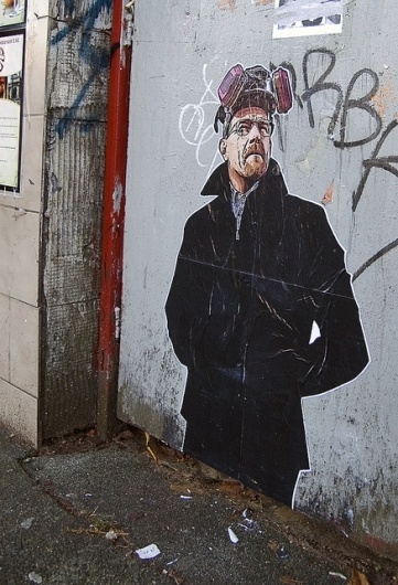 booosh #walter #white #breaking #pop #graffiti #art #street #bad