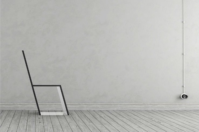 Sleek, slanted and beautifully designed, this #minimalist #chair adds a clean and understated #style to any #room.