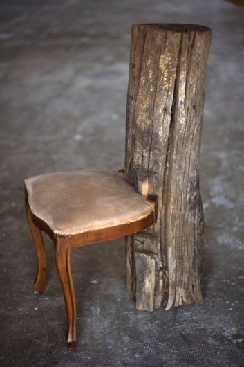 VIA - The Black Workshop #wood #chair