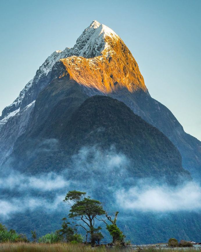 Mitre Peak in Milford Sound