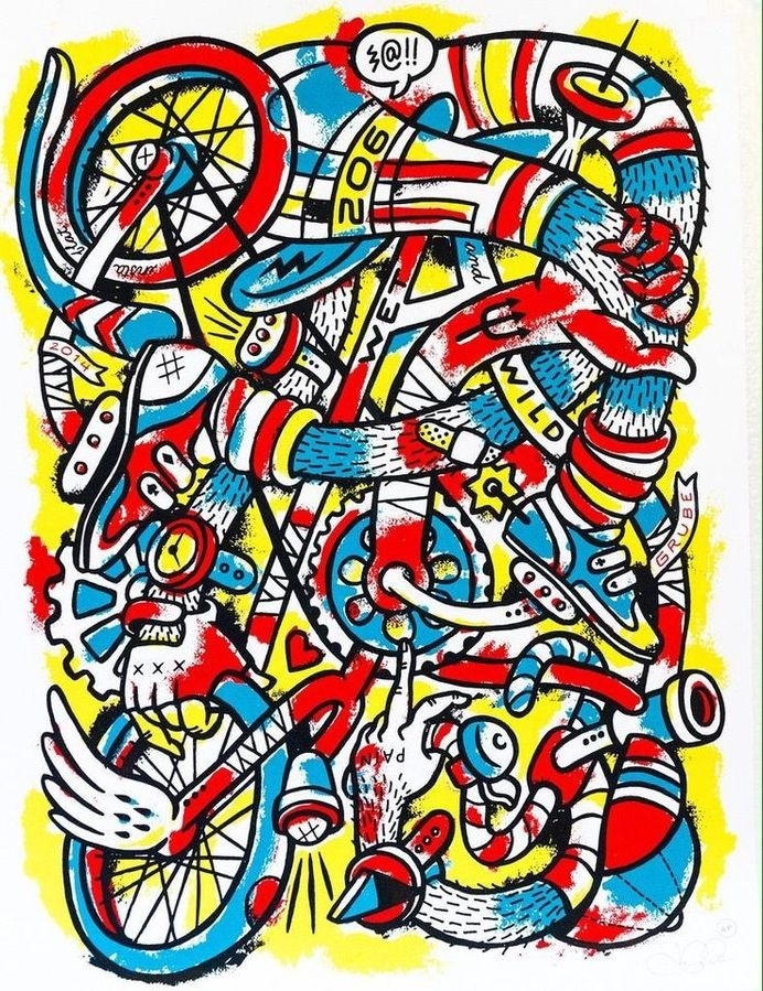 Jason Grube's poster for ARTCRANK Seattle #illustration