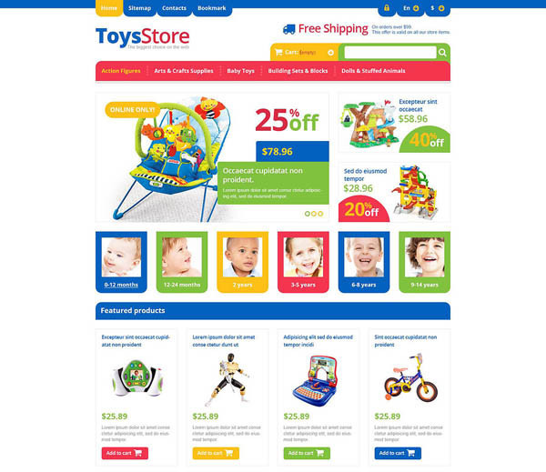 Toys Store Prestashop Themes