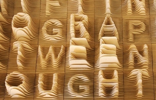 Alphabet Topography | Type for you. #volume #typography