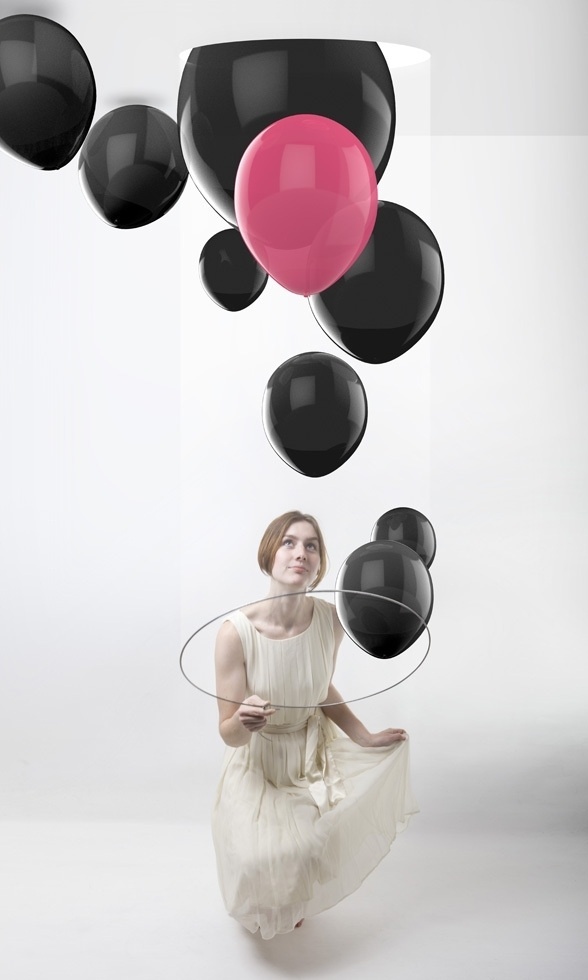 Black Balloon 1824 on the Behance Network #balloon #light #white #black