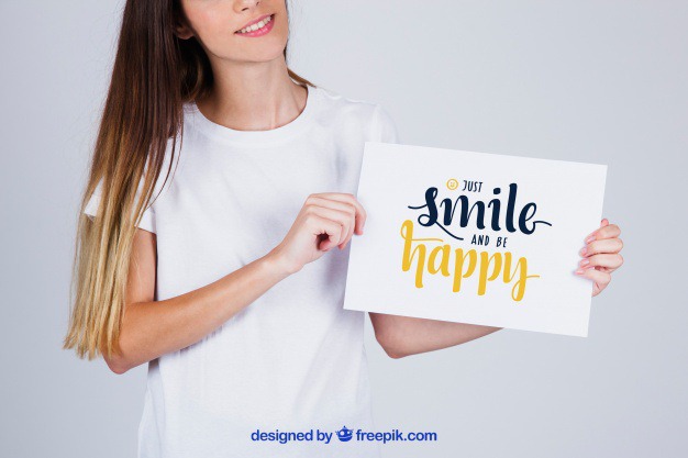 Woman holding paper with message Free Psd. See more inspiration related to Mockup, Template, Woman, Paper, Girl, Quote, Smile, Happy, Mock up, Message, Female, Young, Good, Up, Holding, Stylish, Looking, Mock, Showing and Good looking on Freepik.