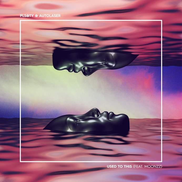 PLS&TY & Autolaser - Used To This (feat. MOONZz) Artwork by Quentin Deronzier #artwork #albumart #coverart #track #music #head #floating #w