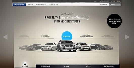 Hyundai Equus - Erik Jonsson #interactive #web