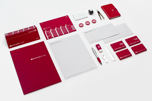 Concreate Studio ® Identity on Behance #stationary #bordeaux #tube #favini #the #identity
