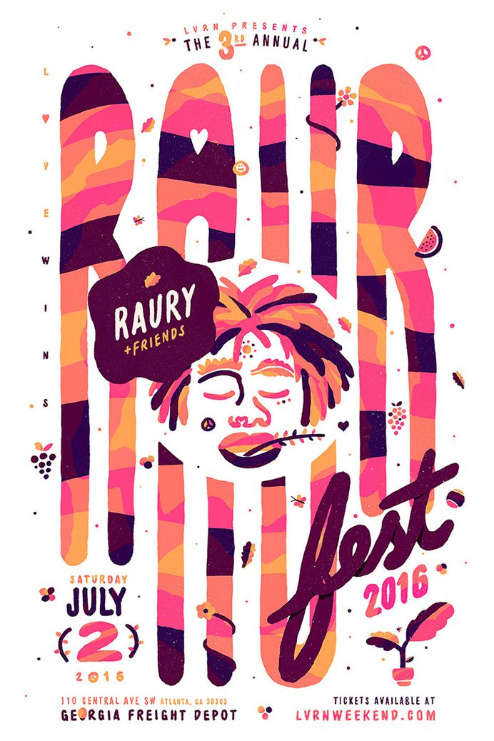 Raur Fest 2016 (Poster)