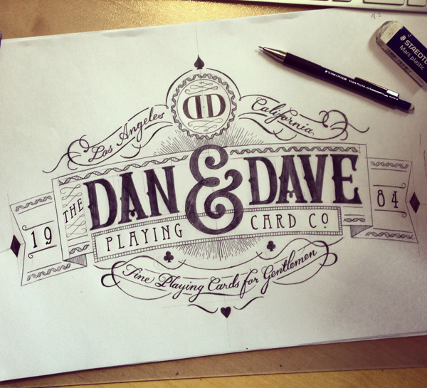 Dan and Dave logo crest #logo #design #typography